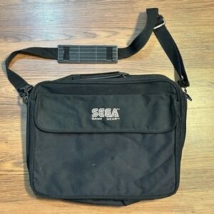 Official VINTAGE Black Sega Game Gear Carrying Case Travel Bag With Strap